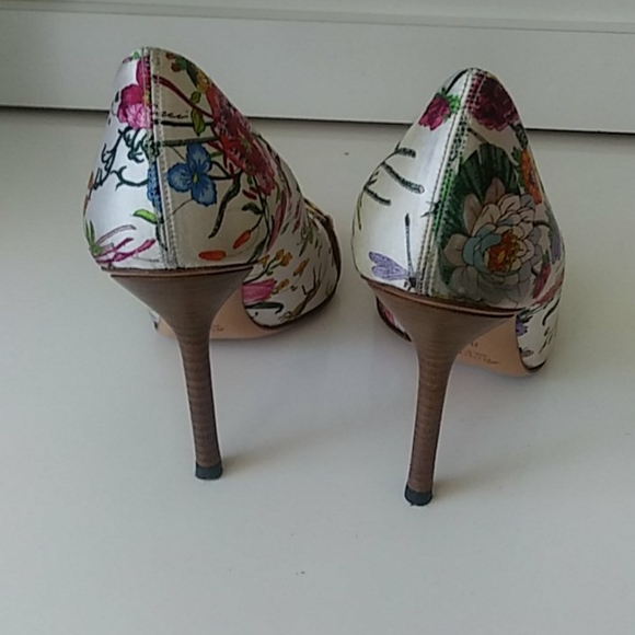 Gucci Floral Heels size 8 - Picture 3 of 8